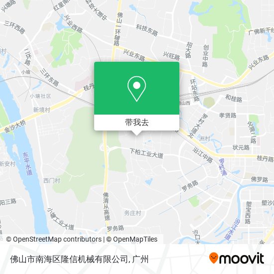 佛山市南海区隆信机械有限公司地图