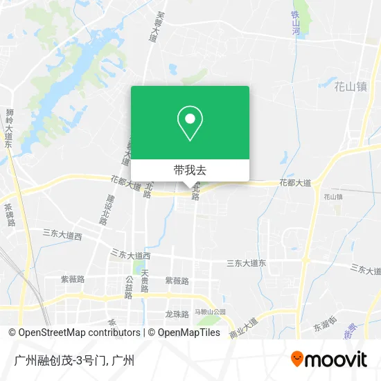 广州融创茂-3号门地图