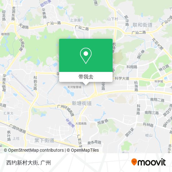 西约新村大街地图