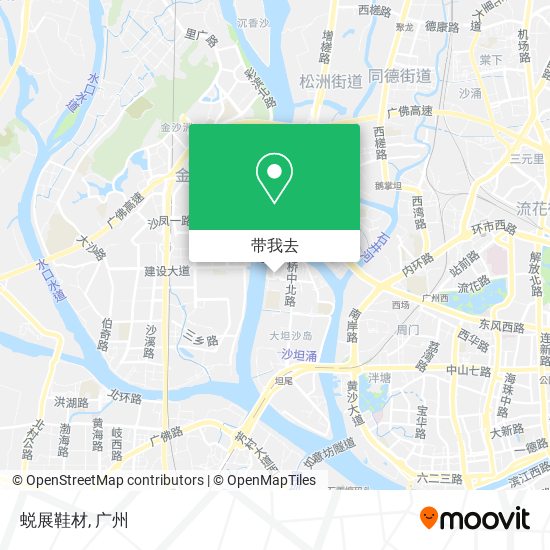 蜕展鞋材地图