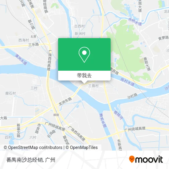 番禺南沙总经销地图