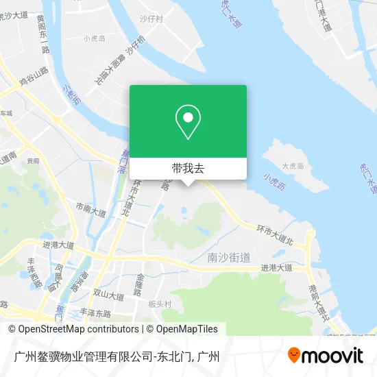广州鳌骥物业管理有限公司-东北门地图
