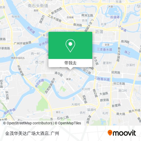 金茂华美达广场大酒店地图