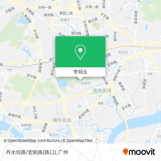 丹水坑路/宏岗路(路口)地图