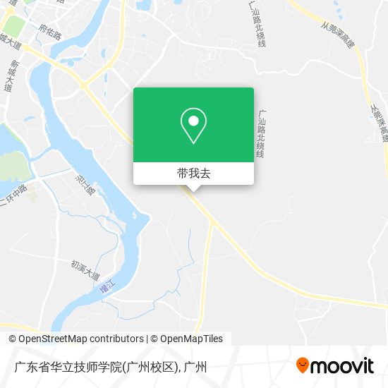 广东省华立技师学院(广州校区)地图