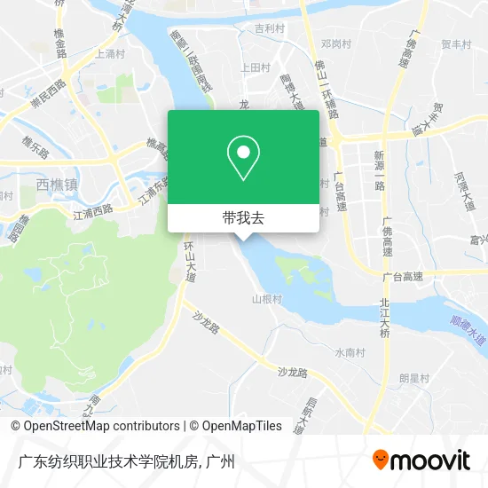 广东纺织职业技术学院机房地图