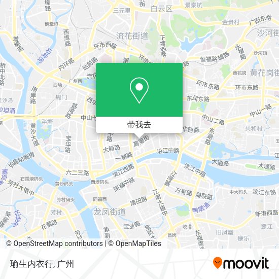 瑜生内衣行地图