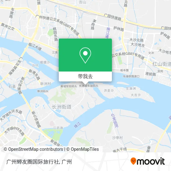广州蝉友圈国际旅行社地图