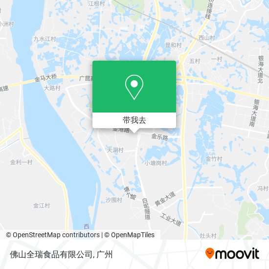 佛山全瑞食品有限公司地图