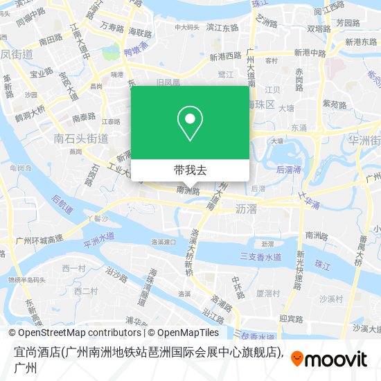 宜尚酒店(广州南洲地铁站琶洲国际会展中心旗舰店)地图