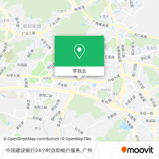 中国建设银行24小时自助银行服务地图