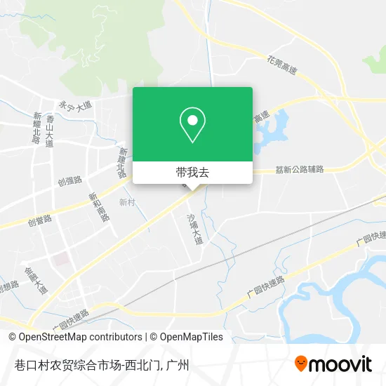 巷口村农贸综合市场-西北门地图