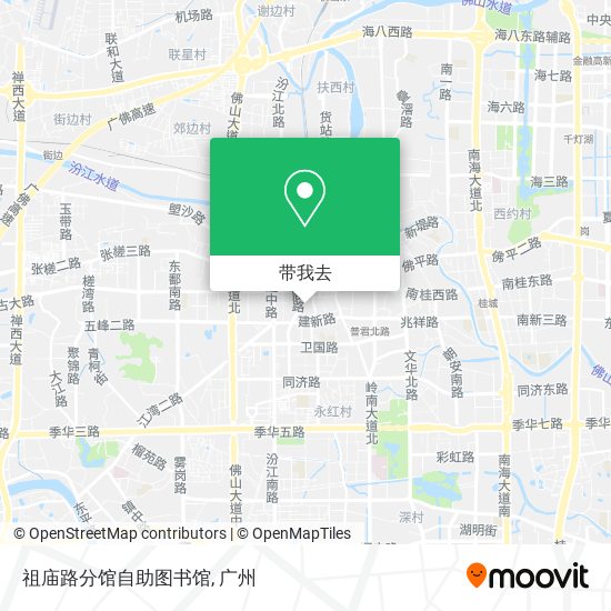 祖庙路分馆自助图书馆地图