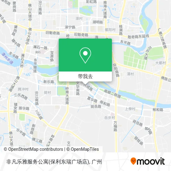 非凡乐雅服务公寓(保利东瑞广场店)地图