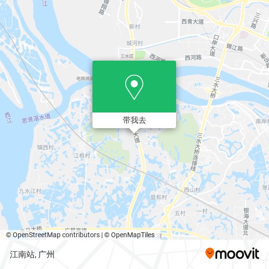 江南站地图