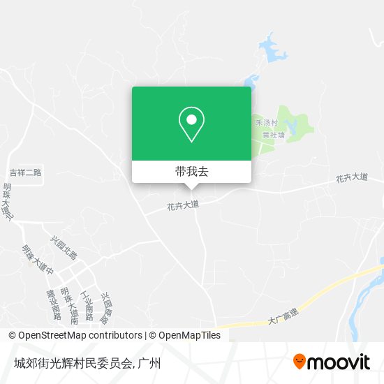 城郊街光辉村民委员会地图