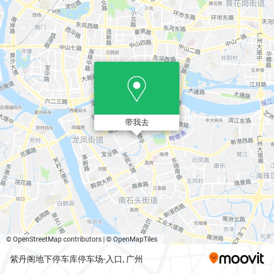 紫丹阁地下停车库停车场-入口地图
