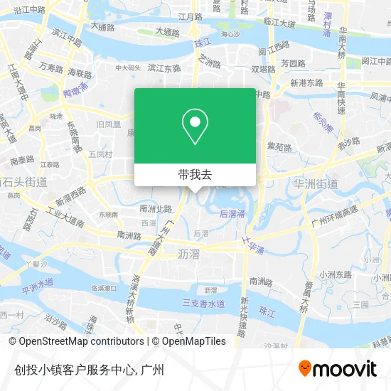 创投小镇客户服务中心地图