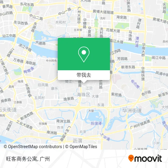 旺客商务公寓地图