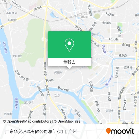 广东华兴玻璃有限公司总部-大门地图