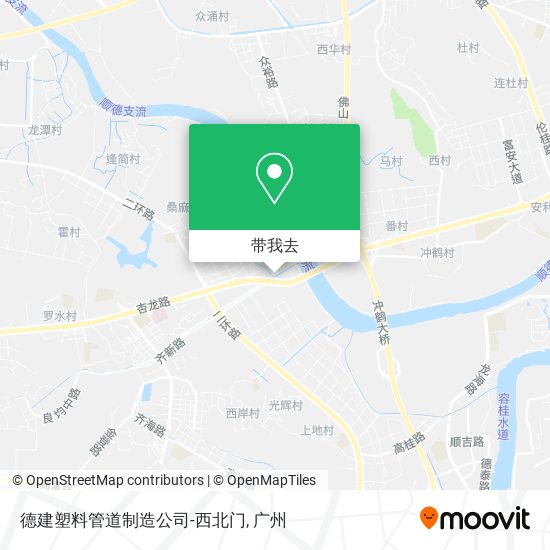 德建塑料管道制造公司-西北门地图