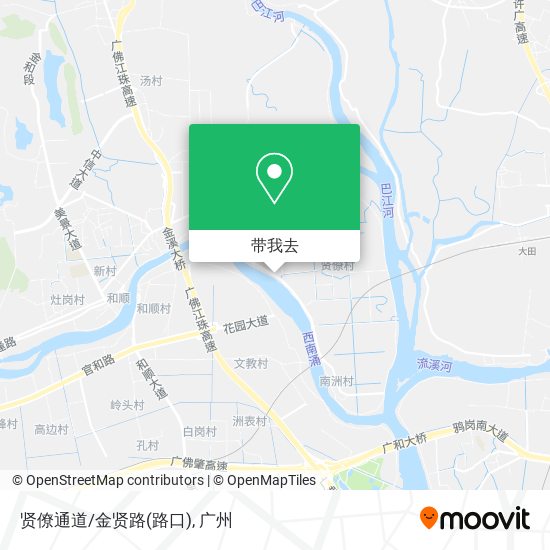 贤僚通道/金贤路(路口)地图