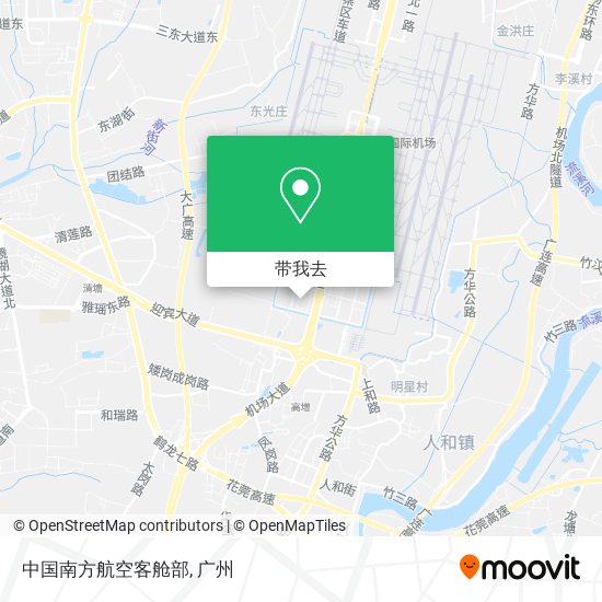 中国南方航空客舱部地图