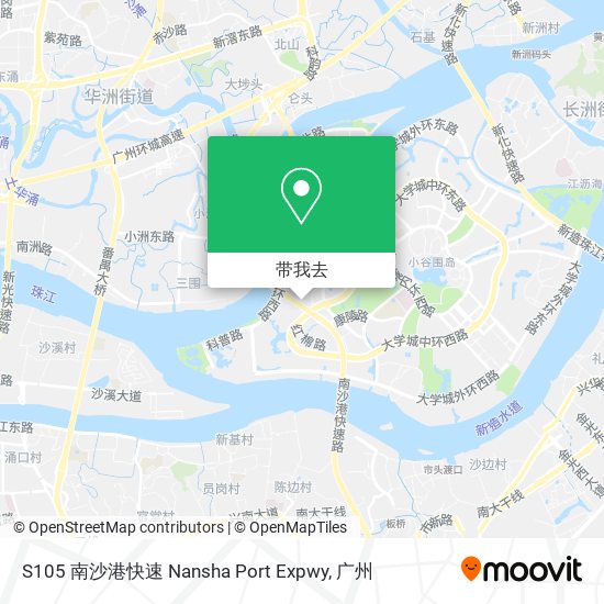 S105 南沙港快速 Nansha Port Expwy地图