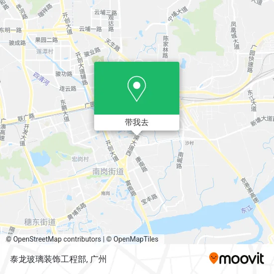泰龙玻璃装饰工程部地图