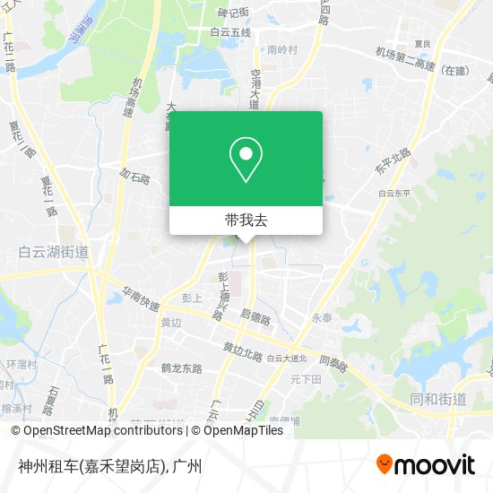 神州租车(嘉禾望岗店)地图