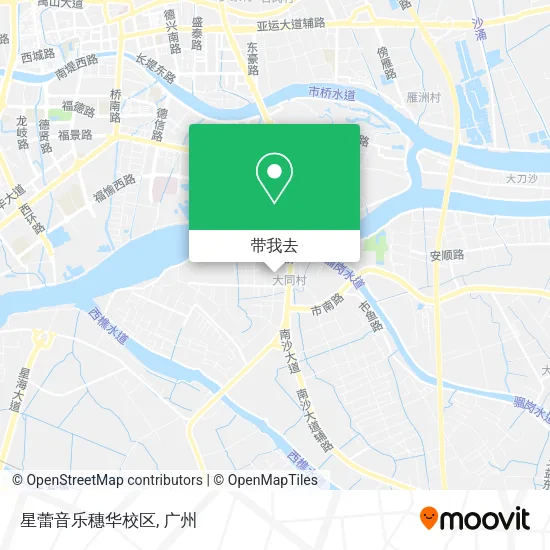 星蕾音乐穗华校区地图