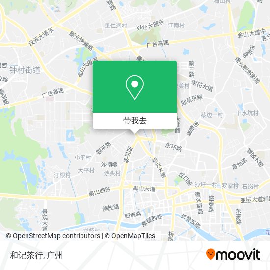 和记茶行地图