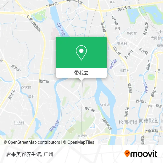 唐果美容养生馆地图