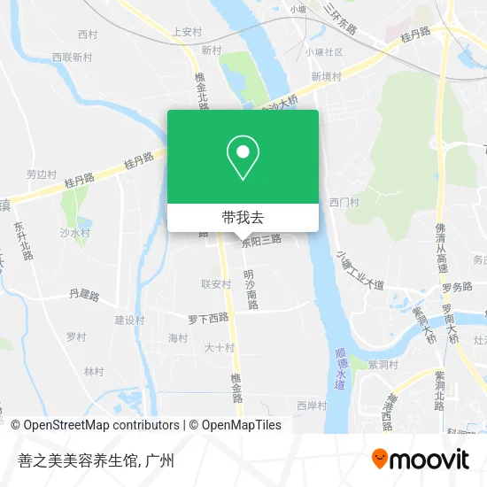 善之美美容养生馆地图