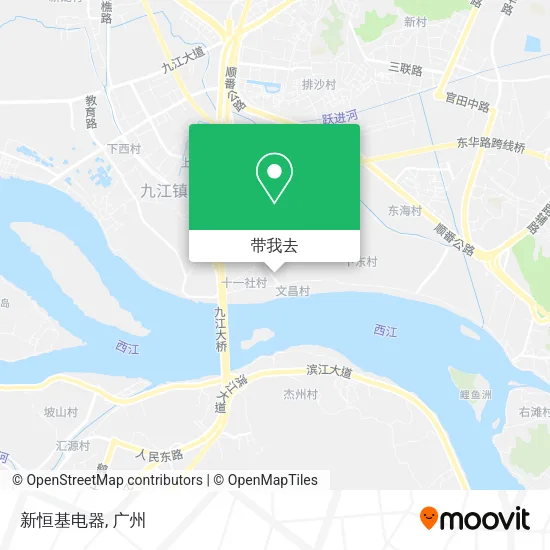新恒基电器地图