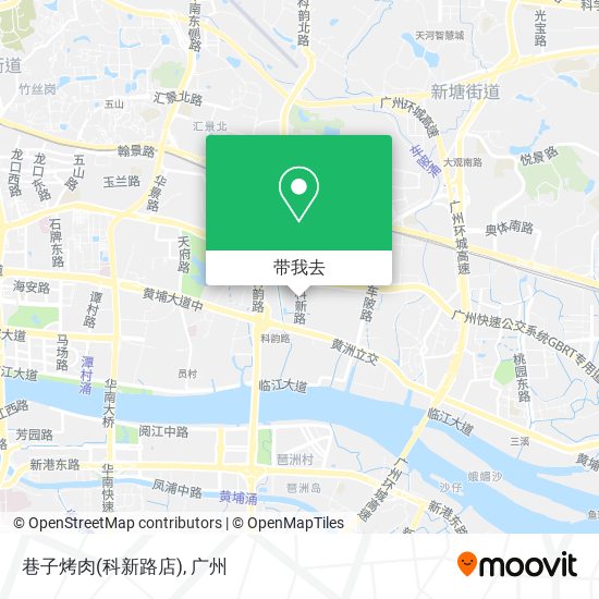 巷子烤肉(科新路店)地图