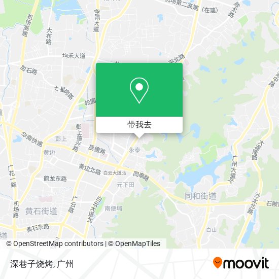 深巷子烧烤地图