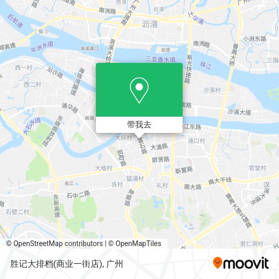 胜记大排档(商业一街店)地图