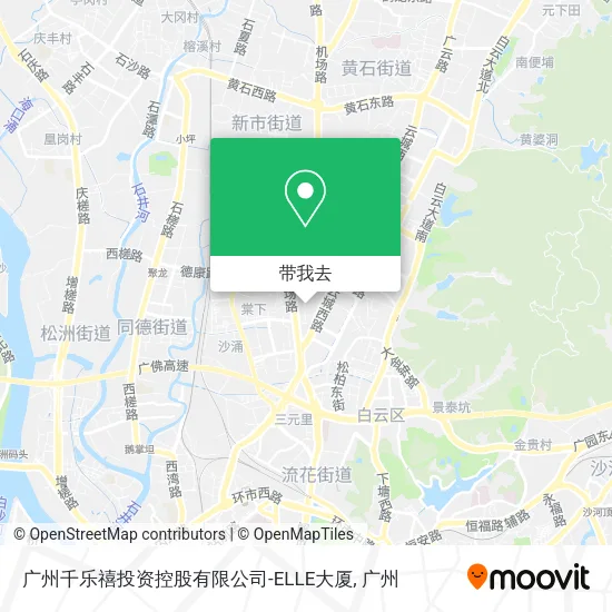 广州千乐禧投资控股有限公司-ELLE大厦地图