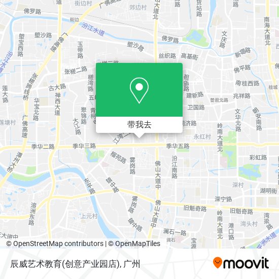 辰威艺术教育(创意产业园店)地图