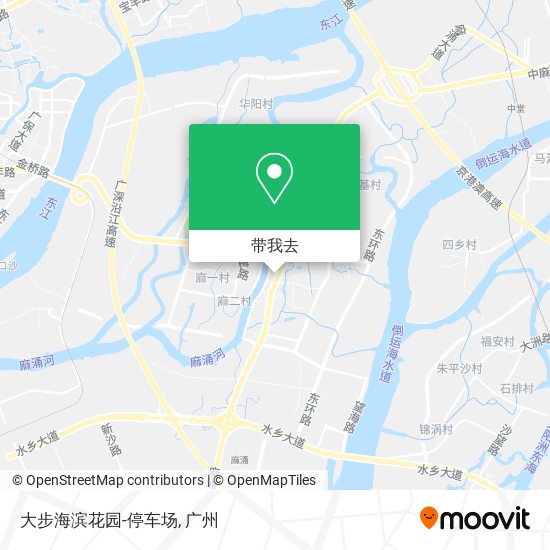 大步海滨花园-停车场地图
