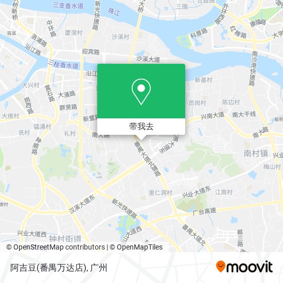 阿吉豆(番禺万达店)地图