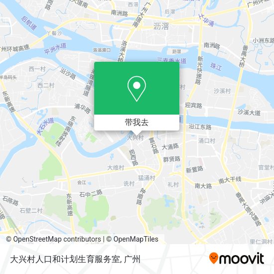大兴村人口和计划生育服务室地图