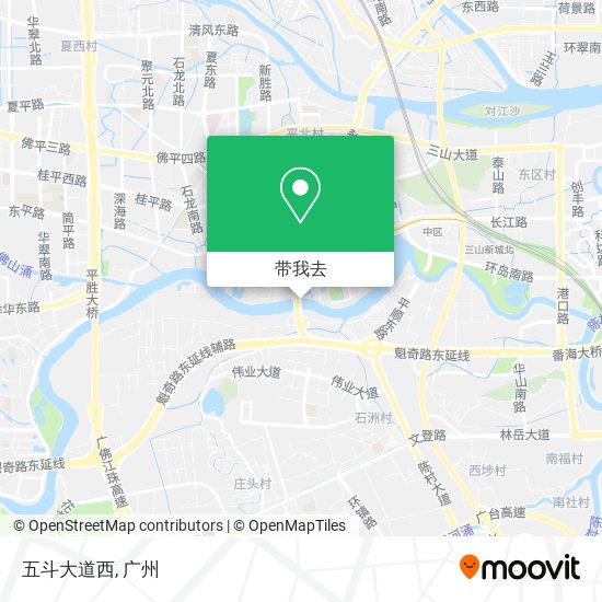 五斗大道西地图
