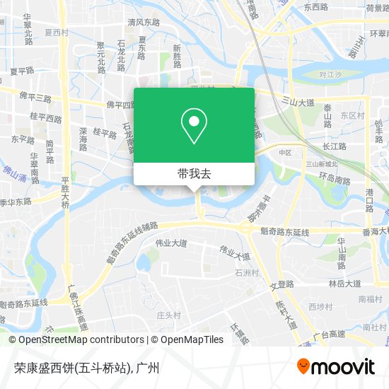 荣康盛西饼(五斗桥站)地图