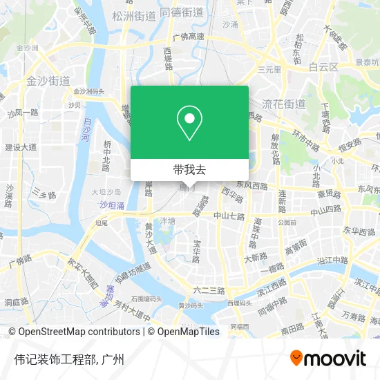 伟记装饰工程部地图