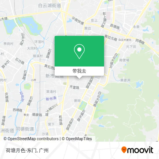 荷塘月色-东门地图