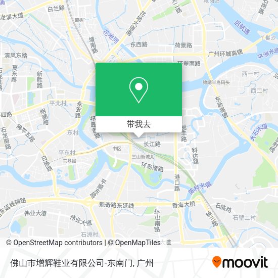 佛山市增辉鞋业有限公司-东南门地图