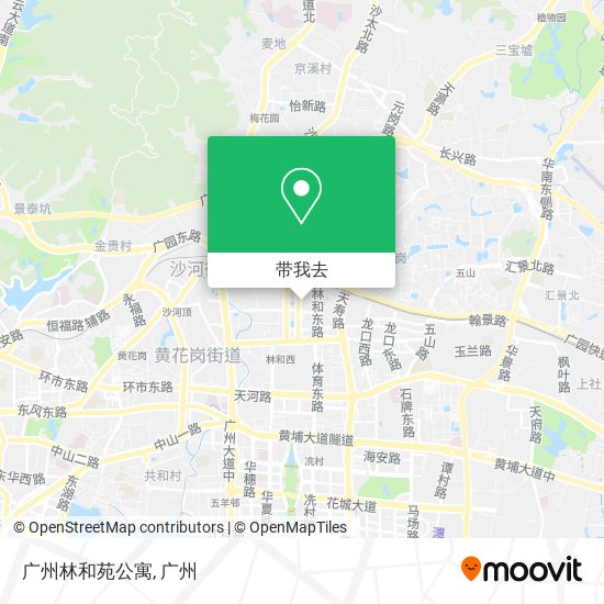 广州林和苑公寓地图