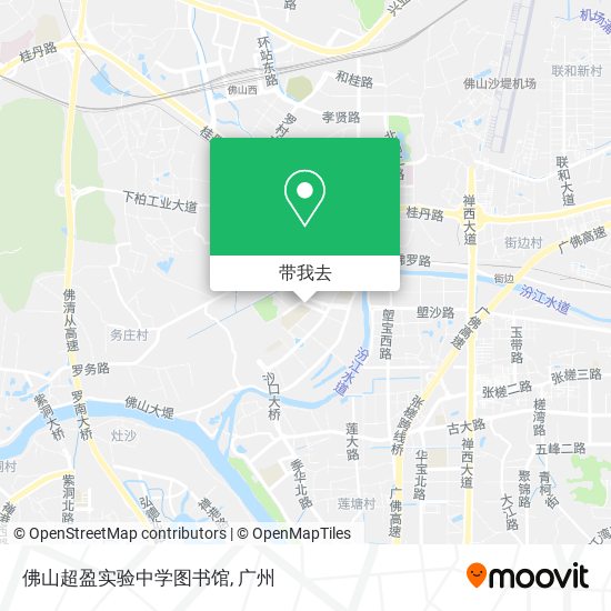 佛山超盈实验中学图书馆地图
